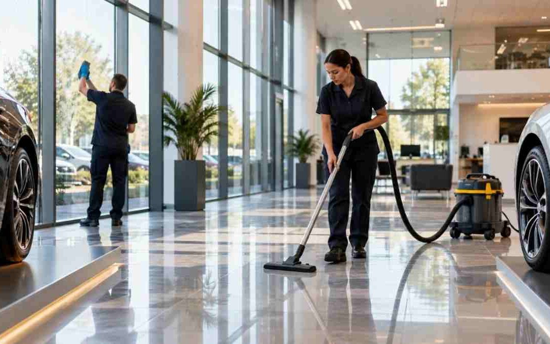 Car Showroom Cleaning Dublin: Floors, Glass and Customer Areas